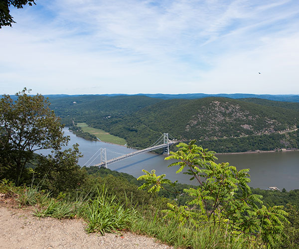 a bridge over a river