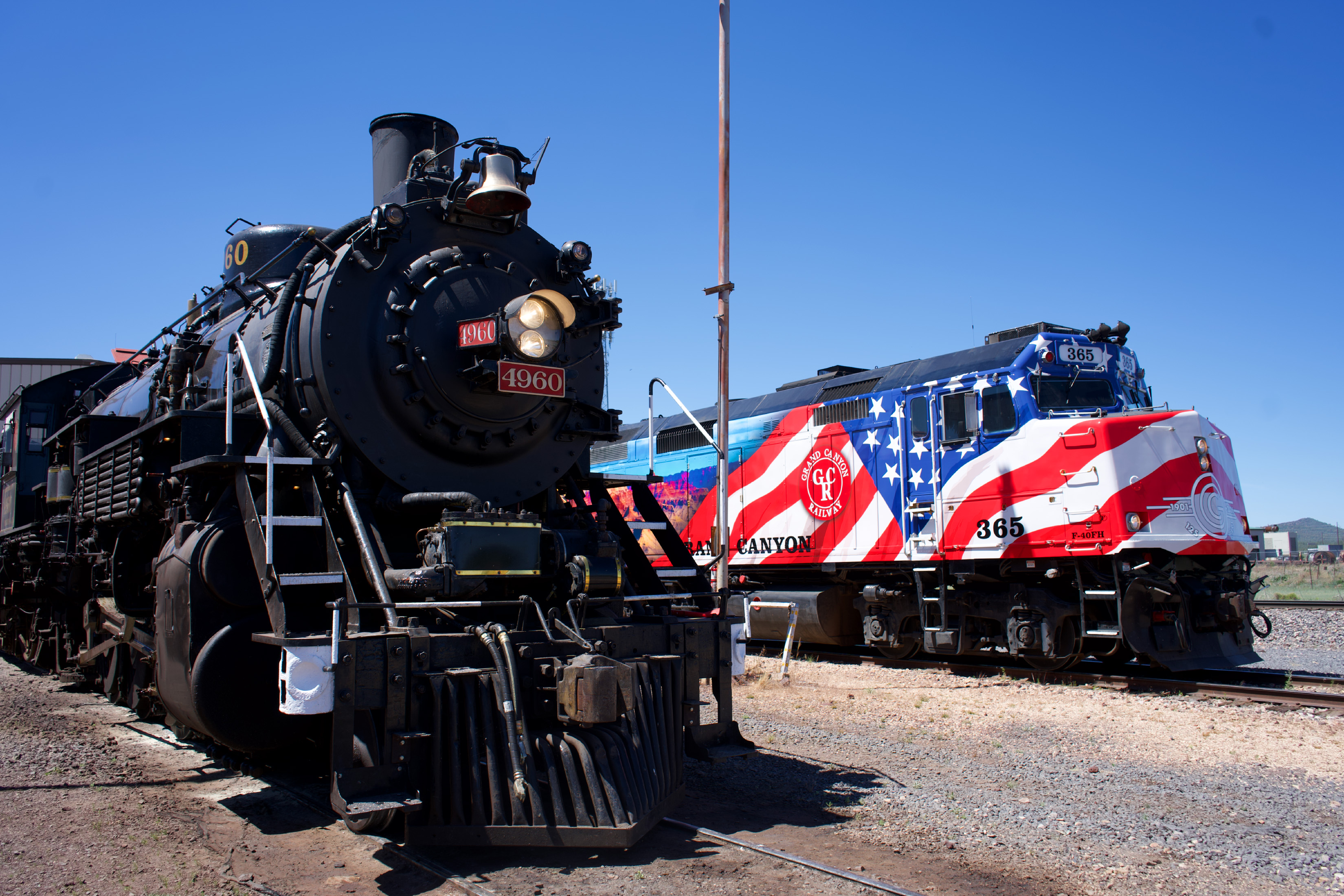 a train on the tracks