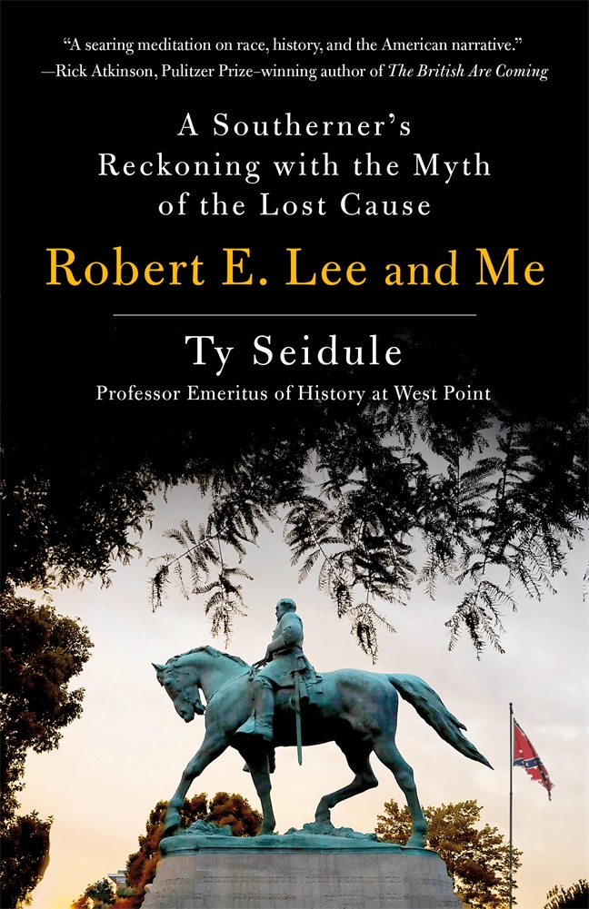 a book cover with a statue of a man on a horse