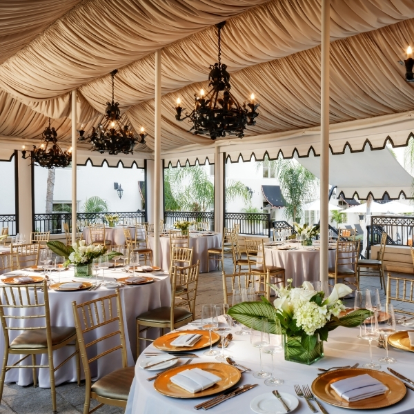a table set for a party