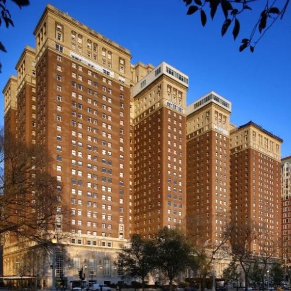 a tall building with many windows