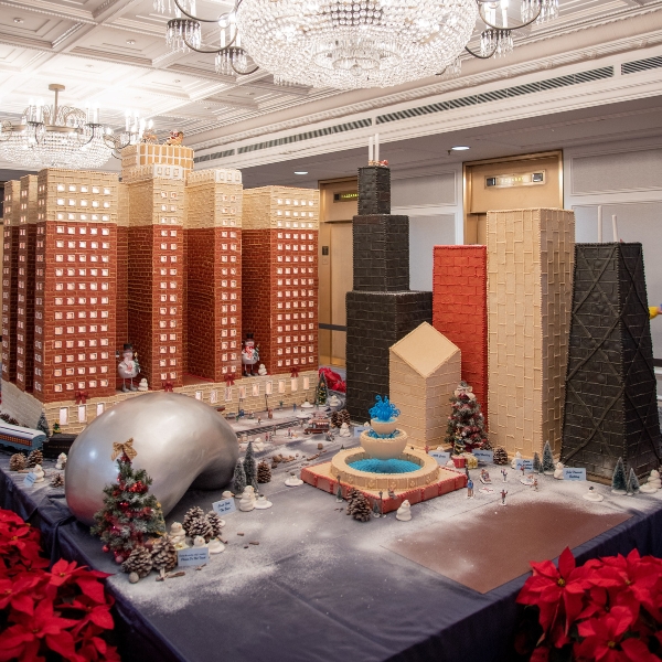 a large model of a city