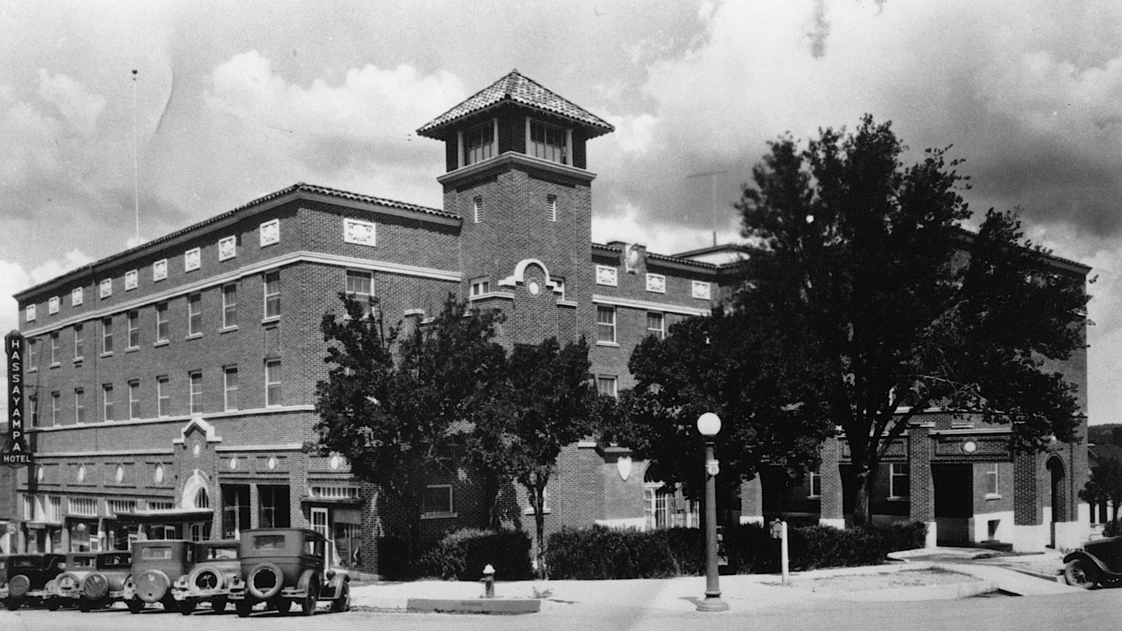 a building with a tower