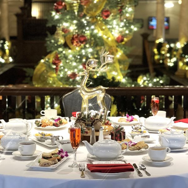 a table set for a tea party