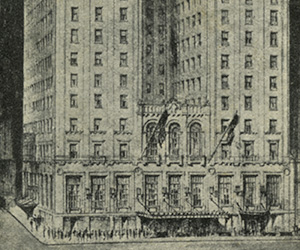 a building with many windows