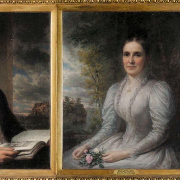 a painting of a man and a woman