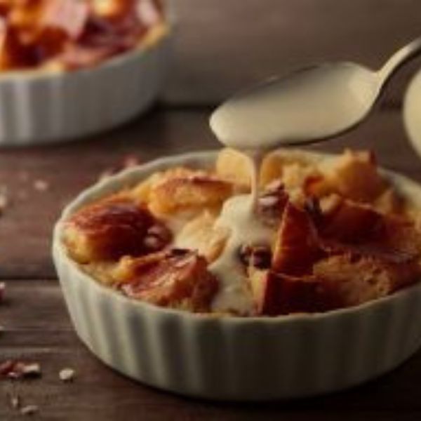 a bowl of food with a spoon