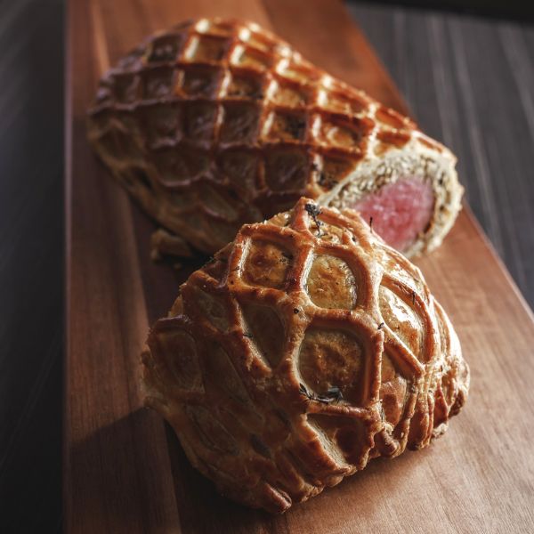 a close up of food