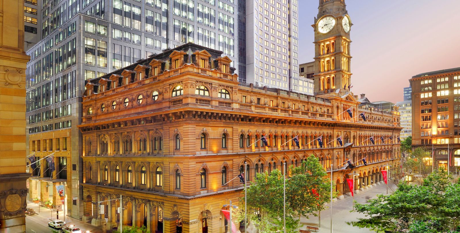 a building with a clock tower