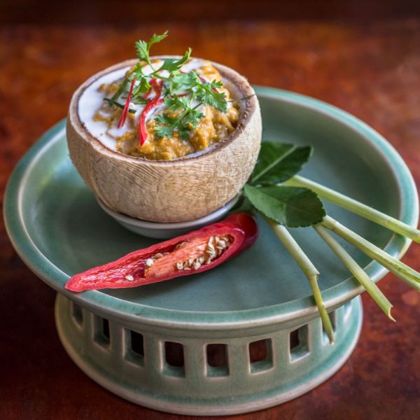 a bowl of food on a plate