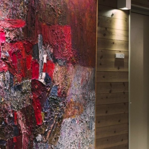 a painting on a wall
