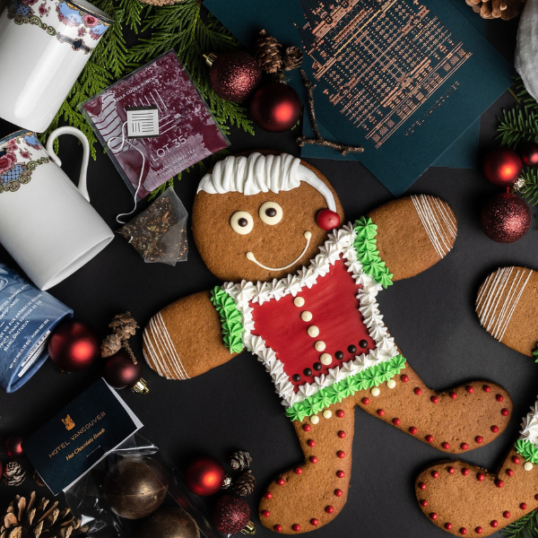a gingerbread man and other items