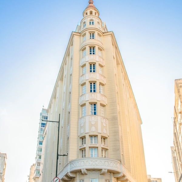 a tall building with a steeple