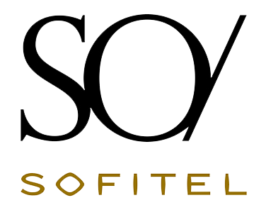 a black and gold logo
