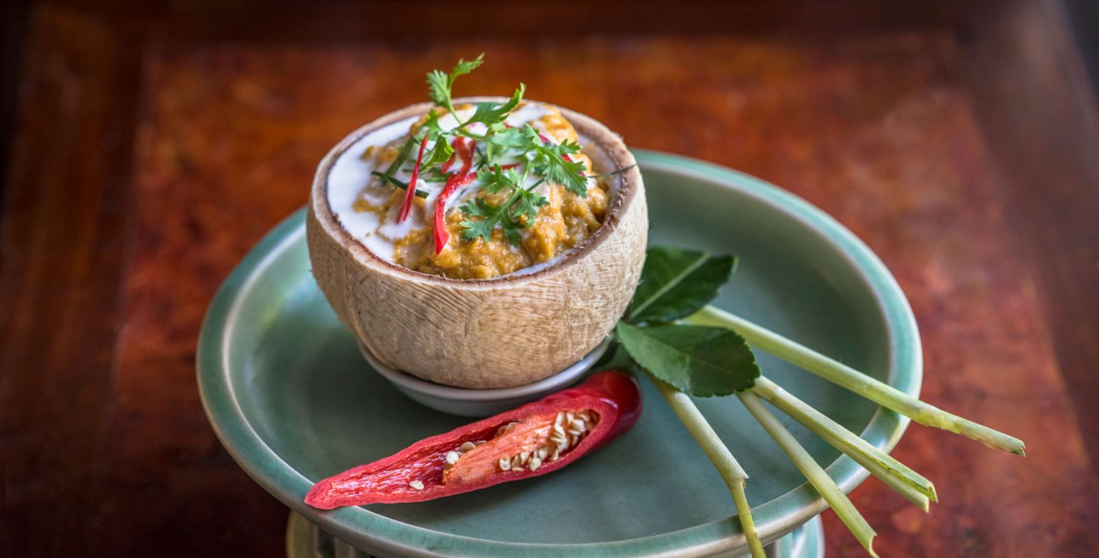 a bowl of food on a plate