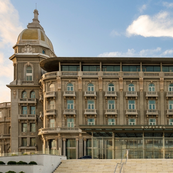 a building with a dome roof