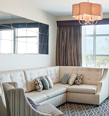 a couch in a room