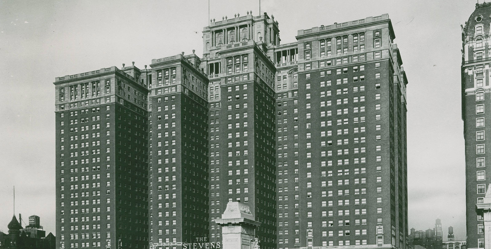 a large building with many windows