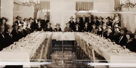 a group of people sitting at a table