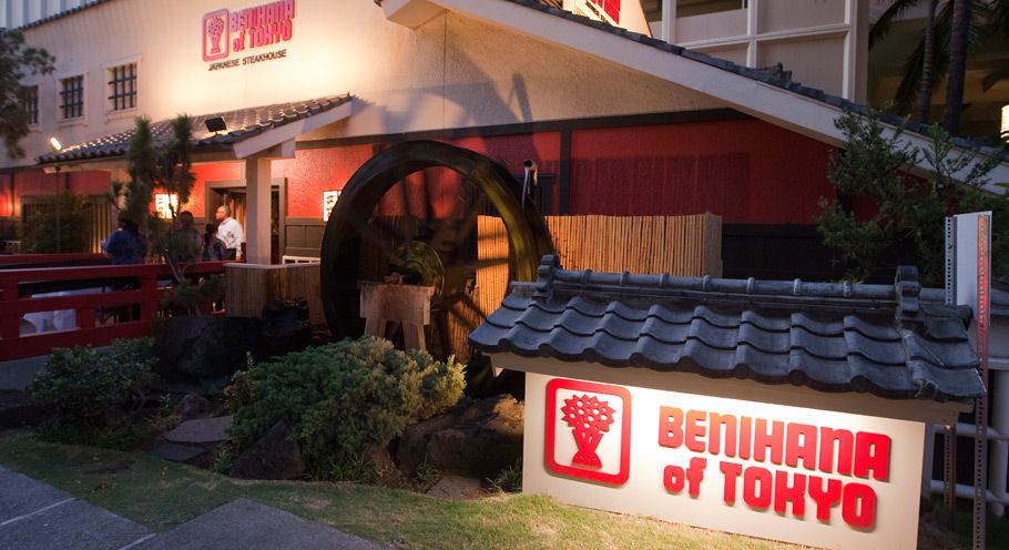 a building with a water wheel
