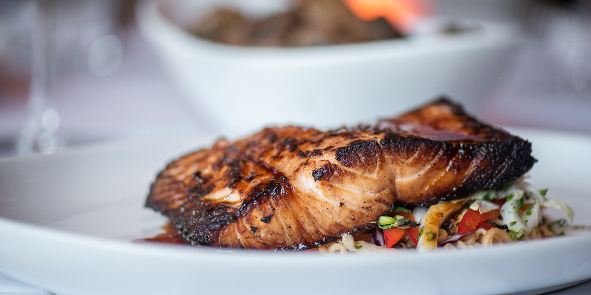 a close up of food