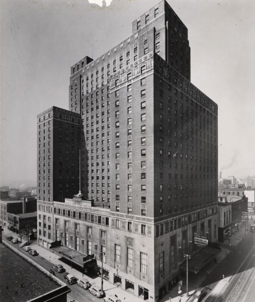 a tall building with many windows