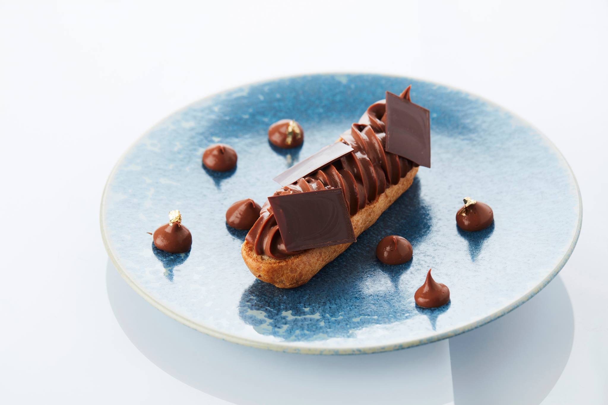 a chocolate dessert on a plate