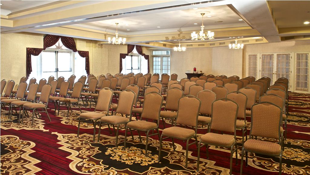 a room with many chairs