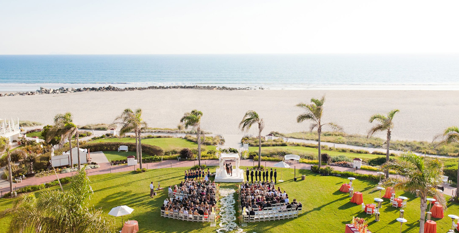 a group of people in a wedding ceremony