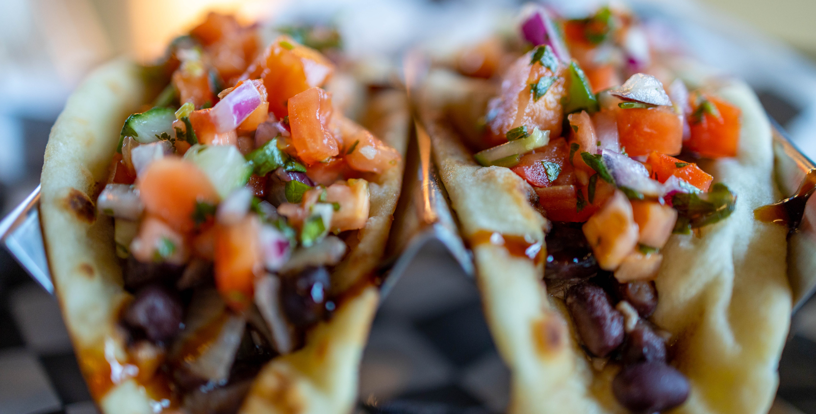 close up of food on a plate