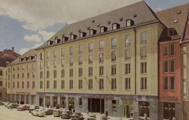 a building with many windows