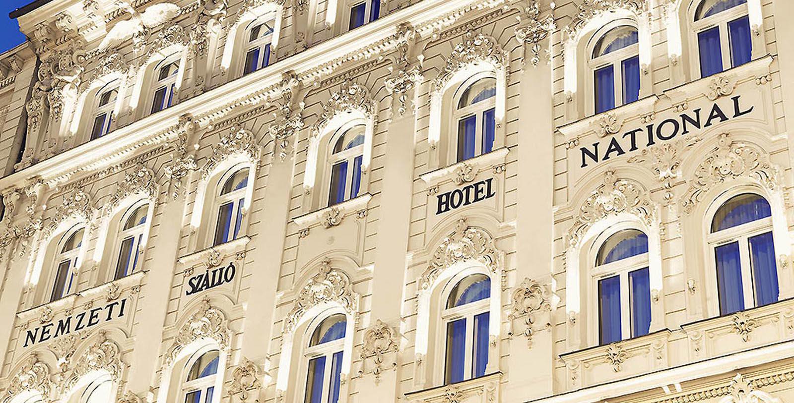 the outside of a hotel