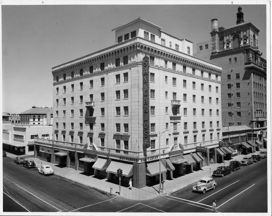 historical image of exterior hotel san carlos phoenix arizona_high