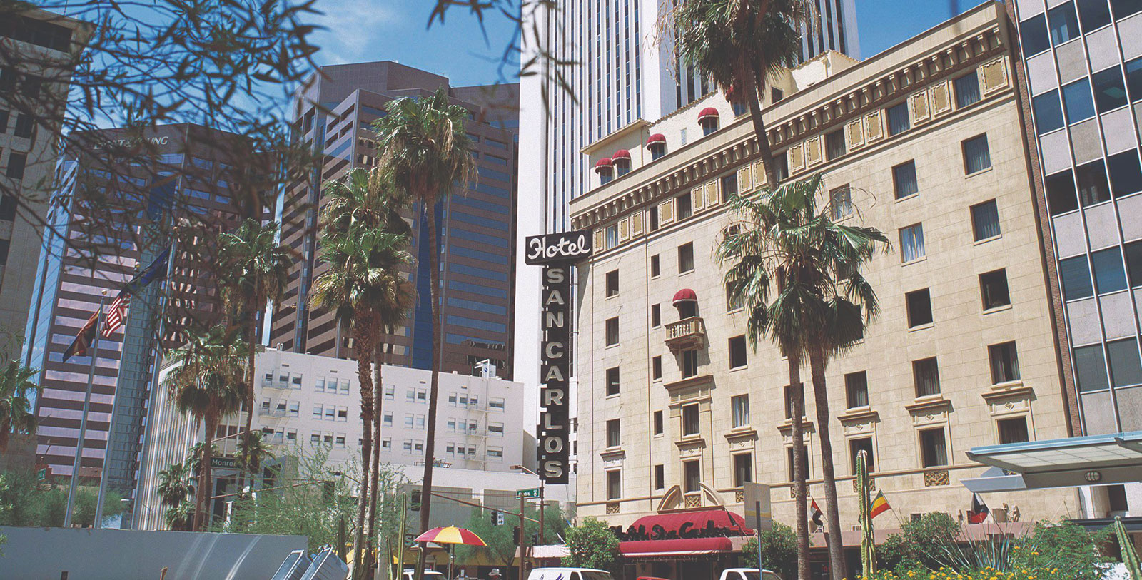 image of exterior street view hotel san carlos phoenix arizona