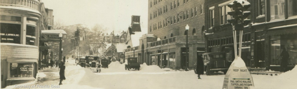 a building with snow on the ground