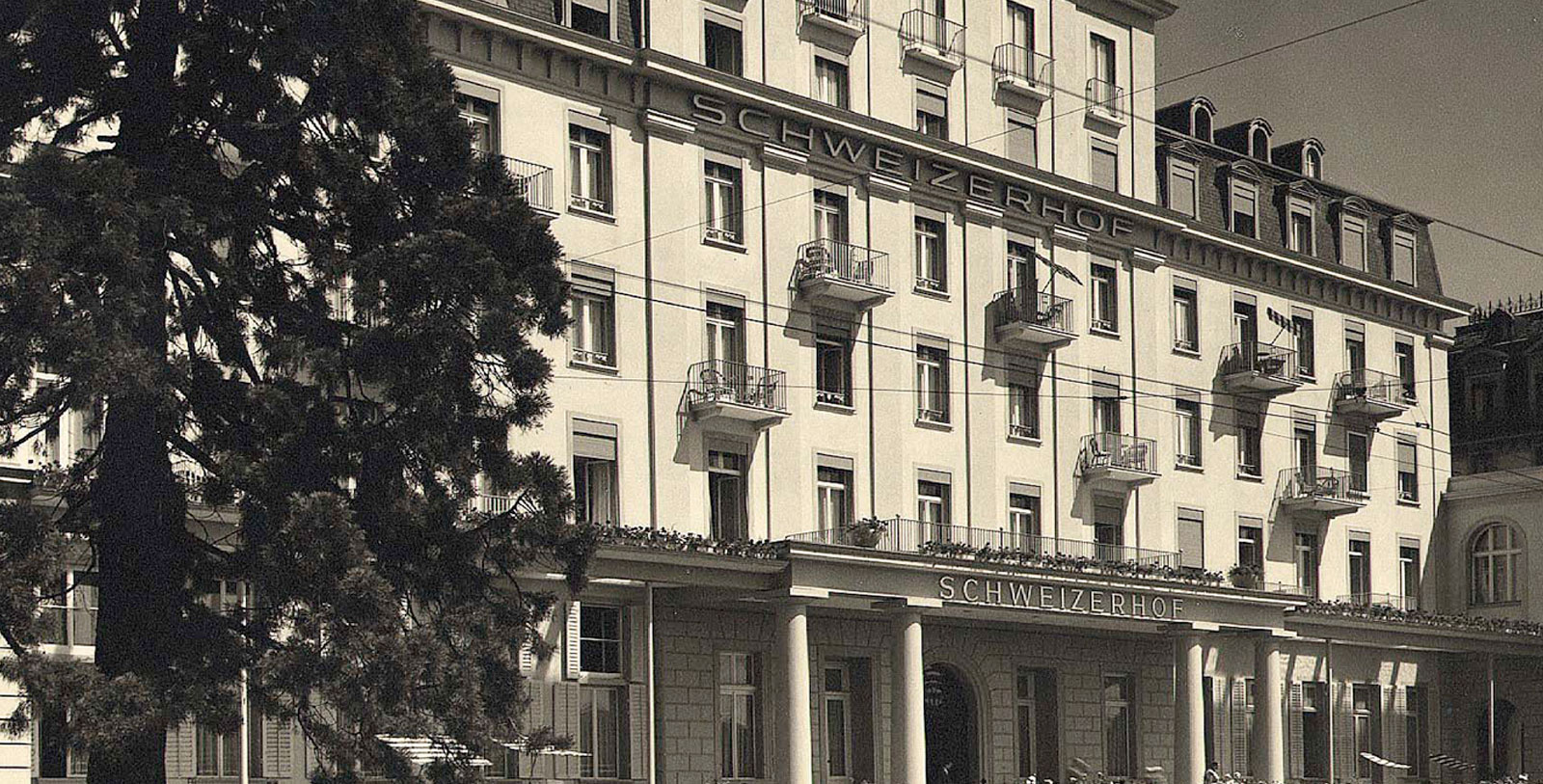 a building with a sign on it