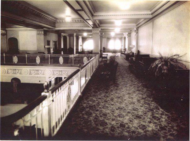 a long shot of a hallway