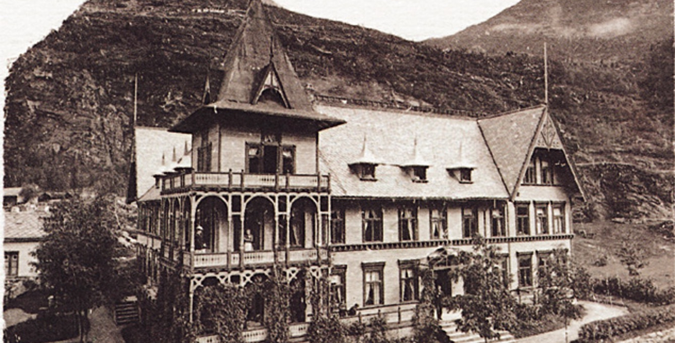 a large building with a steeple