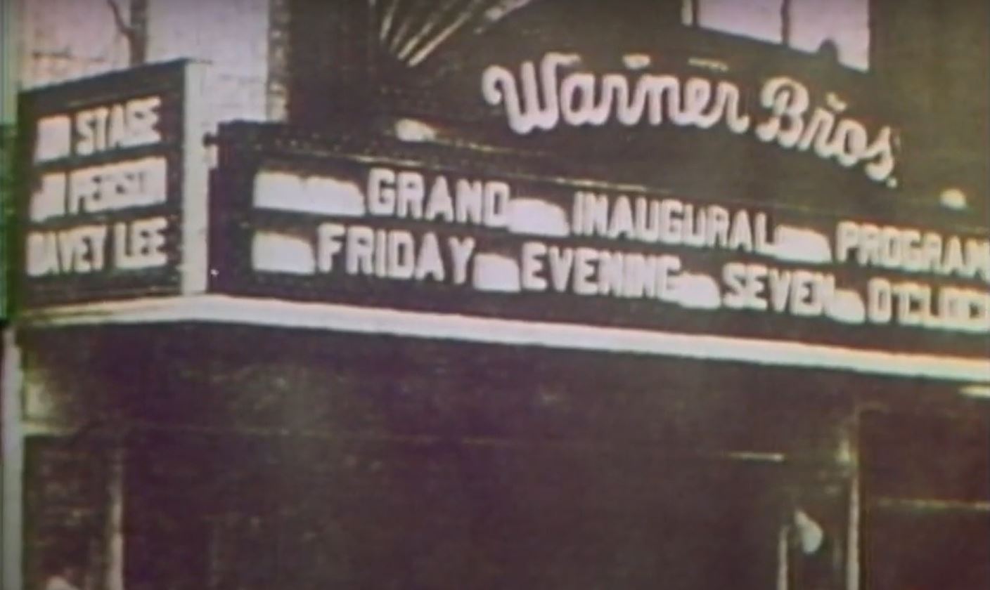 historical_image_of_marquee_on_opening_night_hotel_warner_1930_member_of_historic_hotels_of_america_in_west_chester_pennsylvania