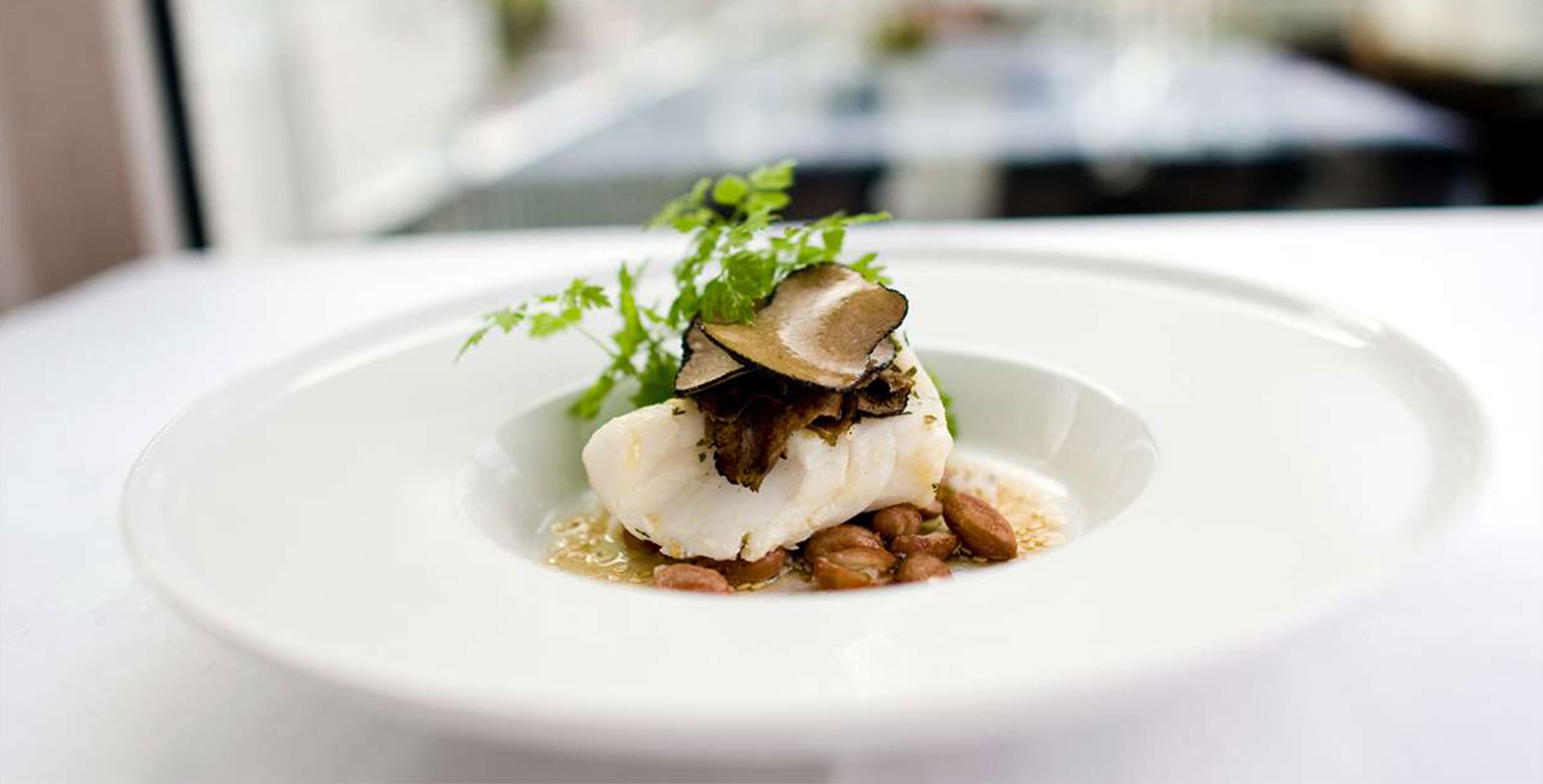 a white plate with food on it