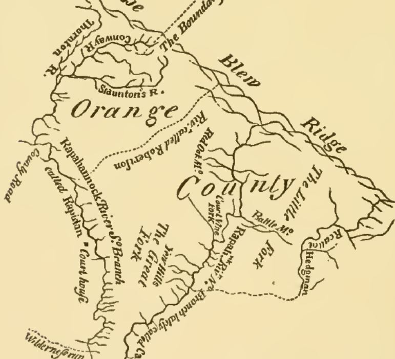 a map of the orange county
