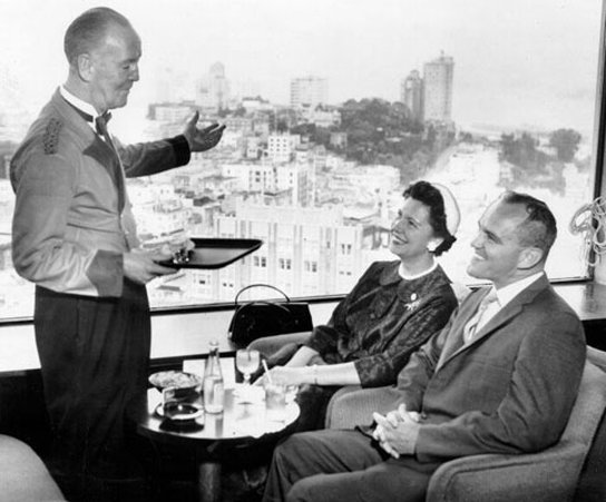 historical image of restaurant circa 1959 intercontinental mark hopkins hotel san francisco california_high