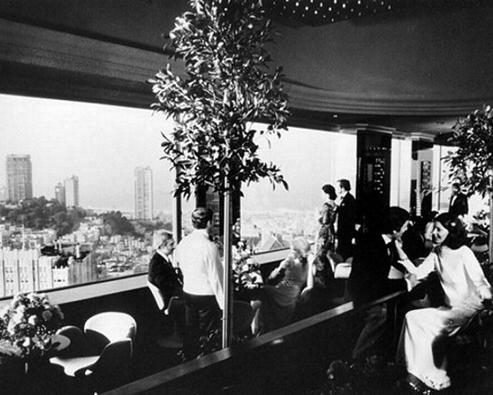 historical image of restaurant circa 1960 intercontinental mark hopkins hotel san francisco california_high