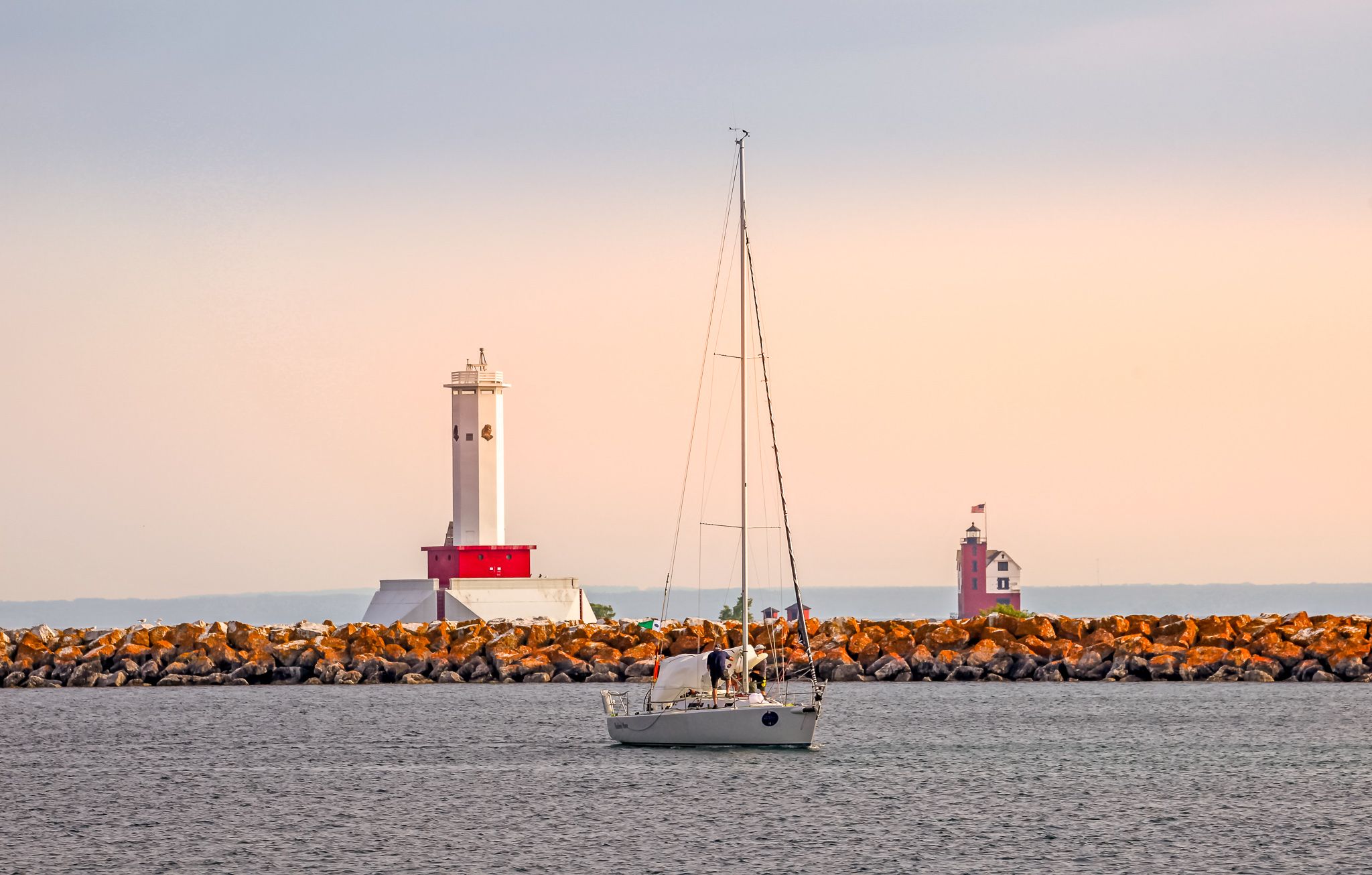 a sailboat in the water