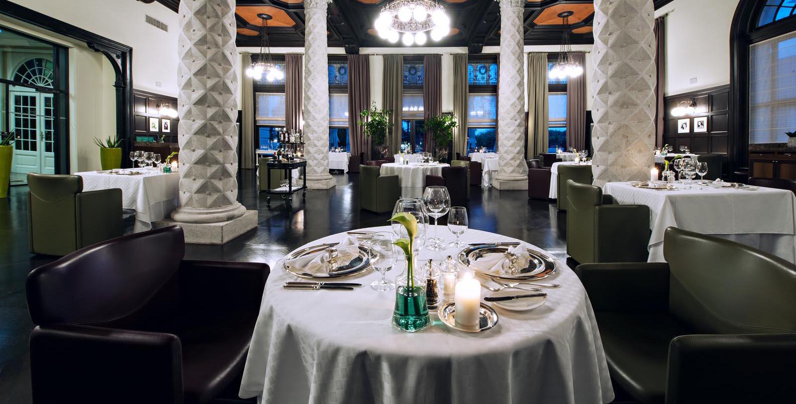 a table set for a dinner party
