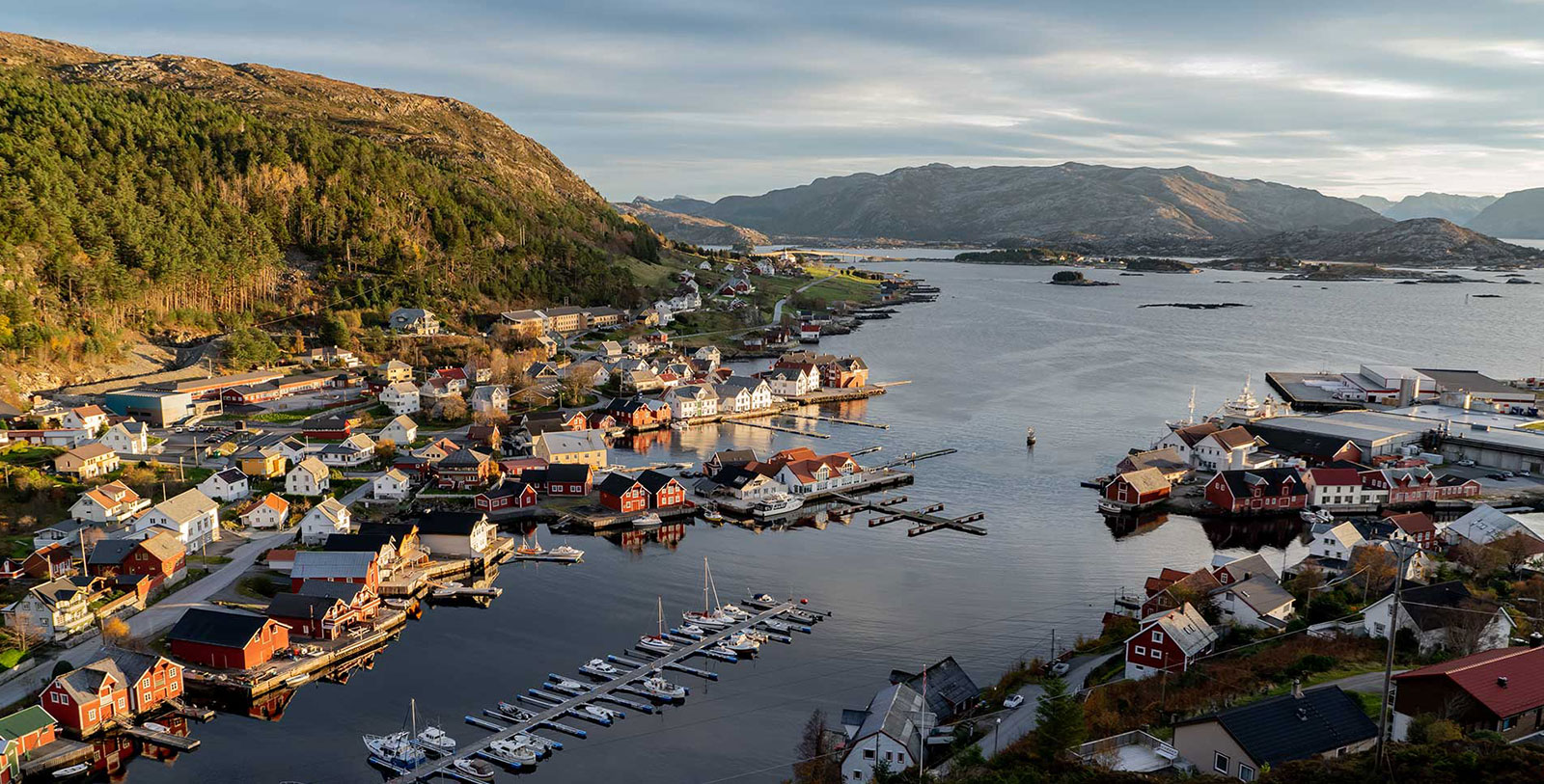 a town on the water