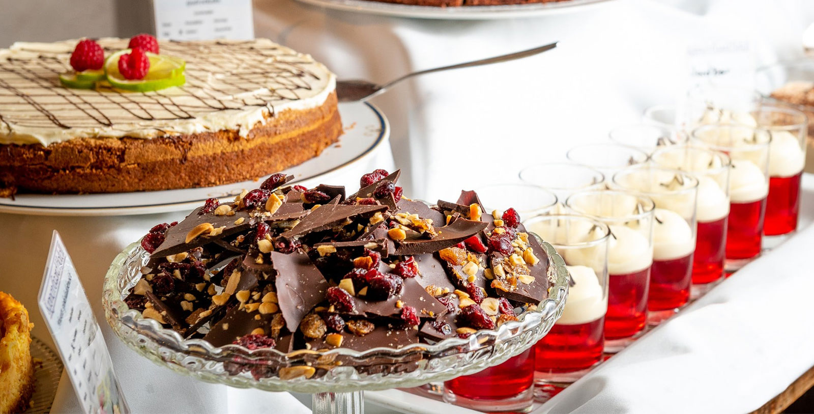 a plate of chocolate and nuts