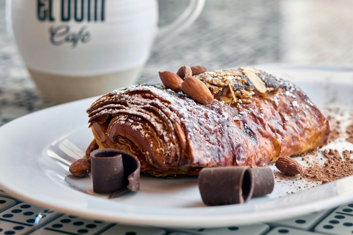 a pastry on a plate