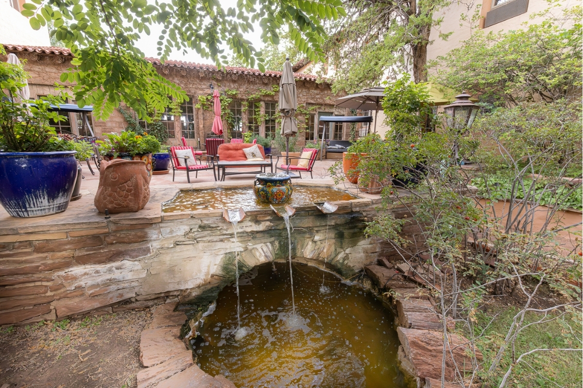 Image of Gardens at La Posada, 1930, a Member of Historic Hotels of America in Winslow, Arizona.