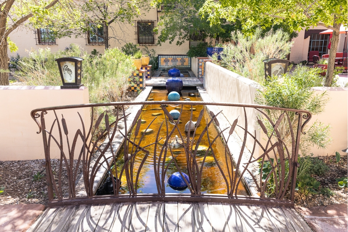 Image of Gardens at La Posada, 1930, a Member of Historic Hotels of America in Winslow, Arizona.